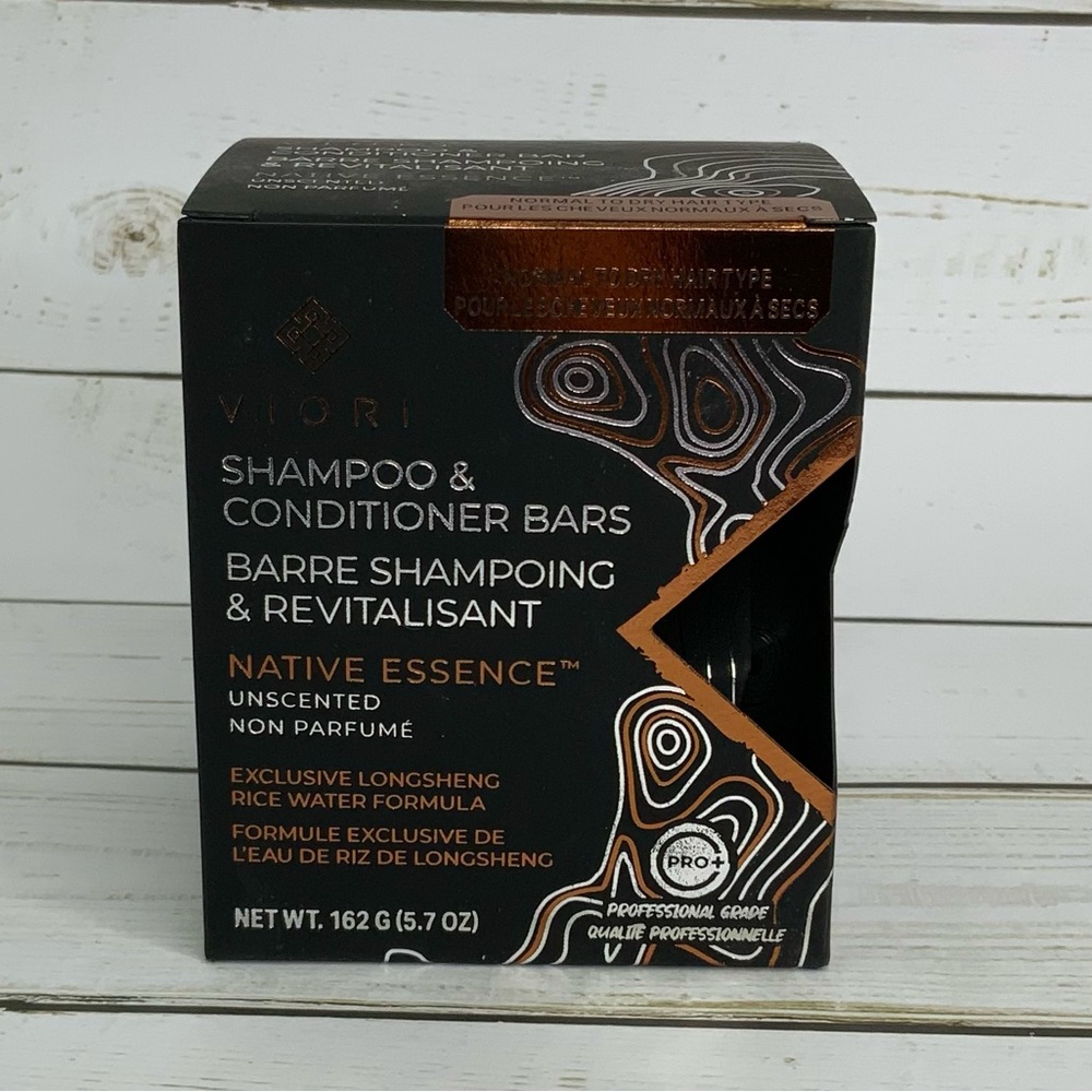 New Viori Native Essence Shampoo Bar and Conditioner Set